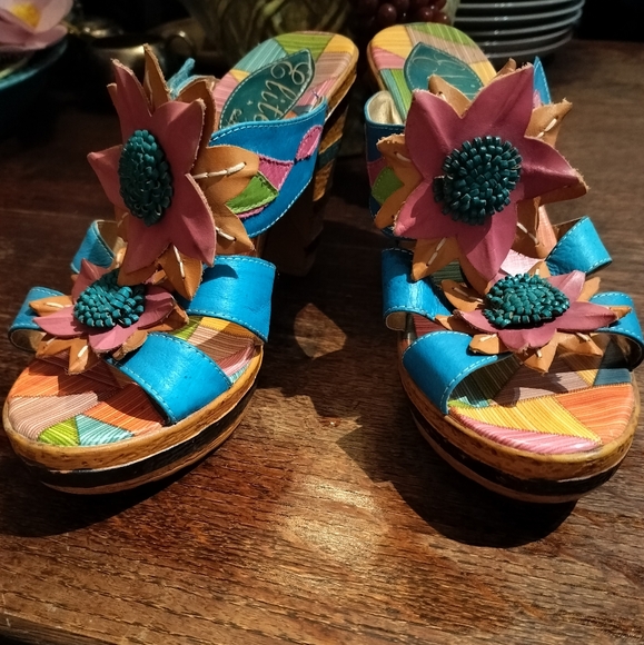 Elite by Corky's "Keely" heels size 10 - Picture 1 of 11